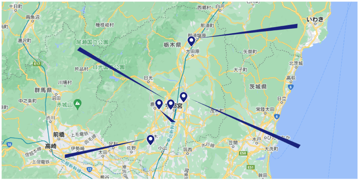 ショールームエリア