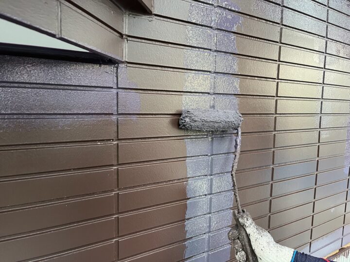 外壁塗装 上塗り