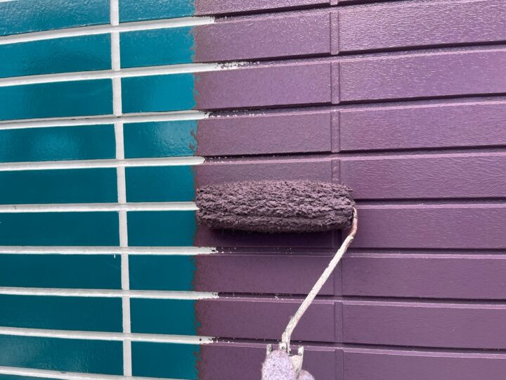 外壁塗装 中塗り