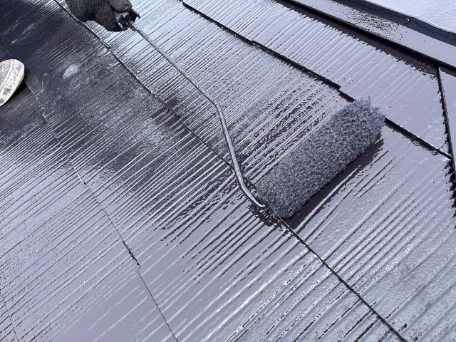 屋根塗装_中塗り・上塗り