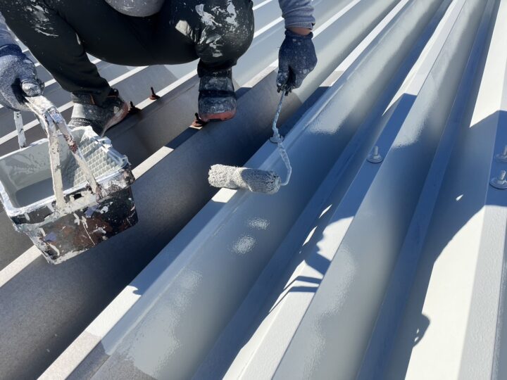 屋根塗装|下塗り