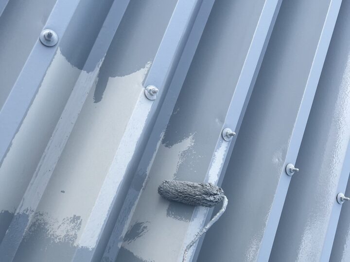 屋根塗装|中塗り