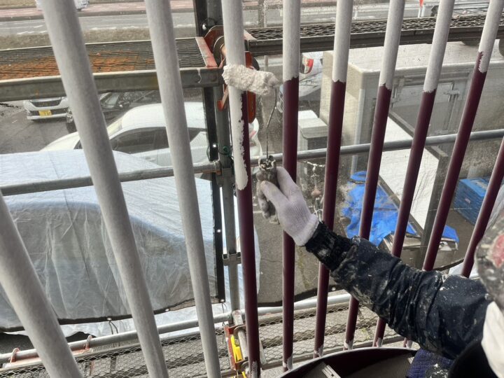 鉄部塗装|下塗り